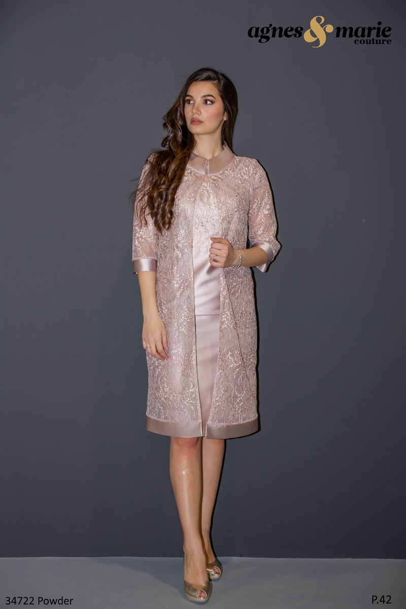  Produto: 34722 POWDER, Categoria: Vestidos de Cerimónia, Ano: 2023, Marca Agnes & Marie