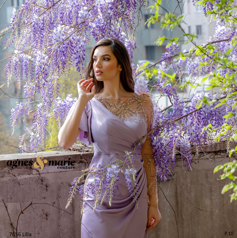  Produto: 76356 LILLA, Categoria: Vestidos de Cerimónia, Ano: 2023, Marca Agnes & Marie