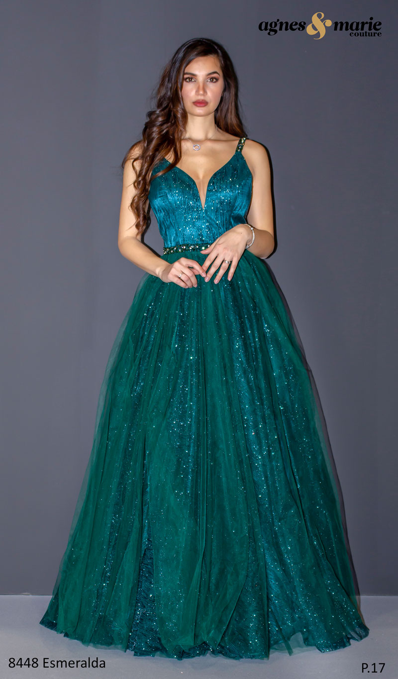  Produto: 8448 ESMERALDA, Categoria: Vestidos de Cerimónia, Ano: 2023, Marca Agnes & Marie