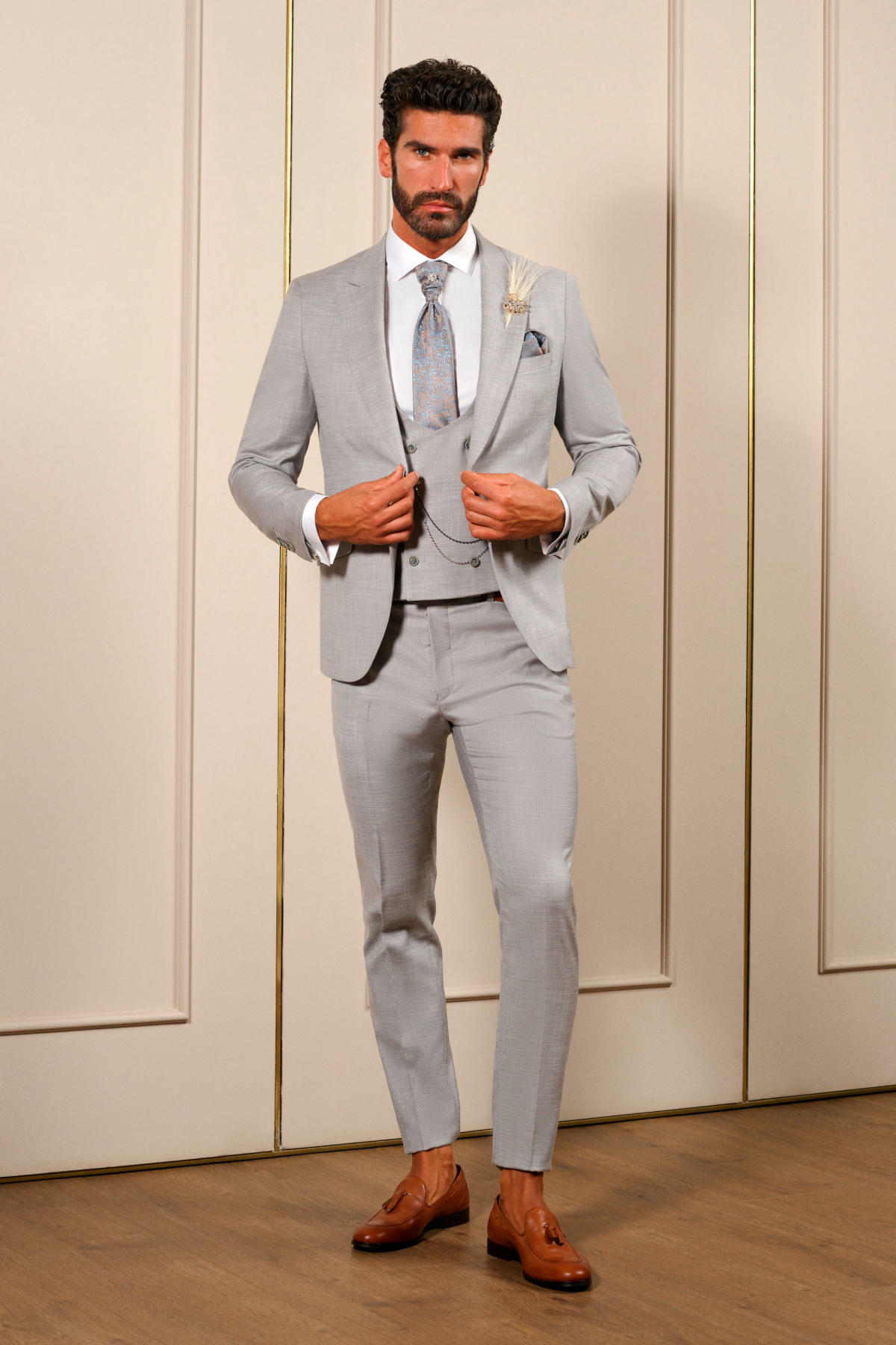  Produto: FATO20133, Categoria: Fatos de noivo, Ano: 2025, Marca João Vilas Boas