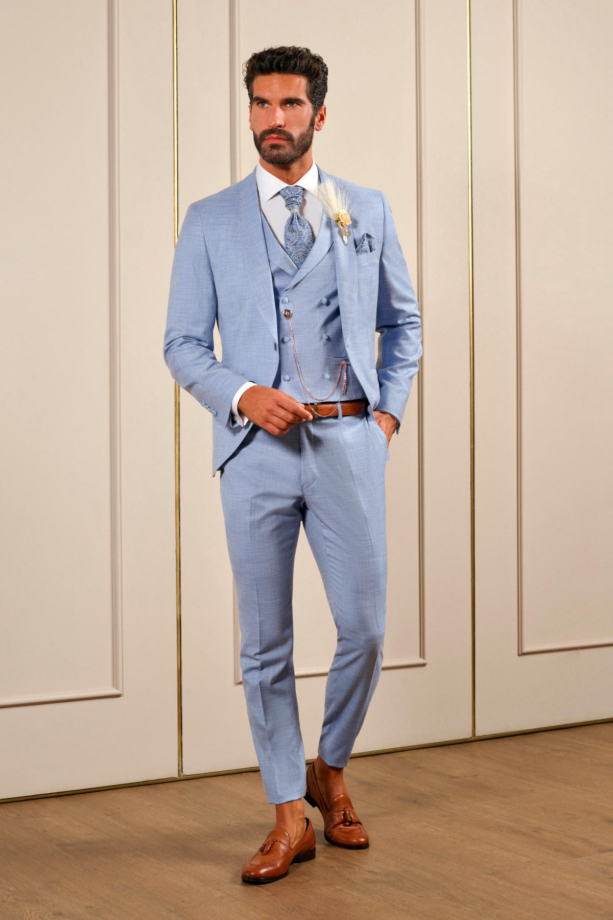  Produto: FATO20173, Categoria: Fatos de noivo, Ano: 2025, Marca João Vilas Boas