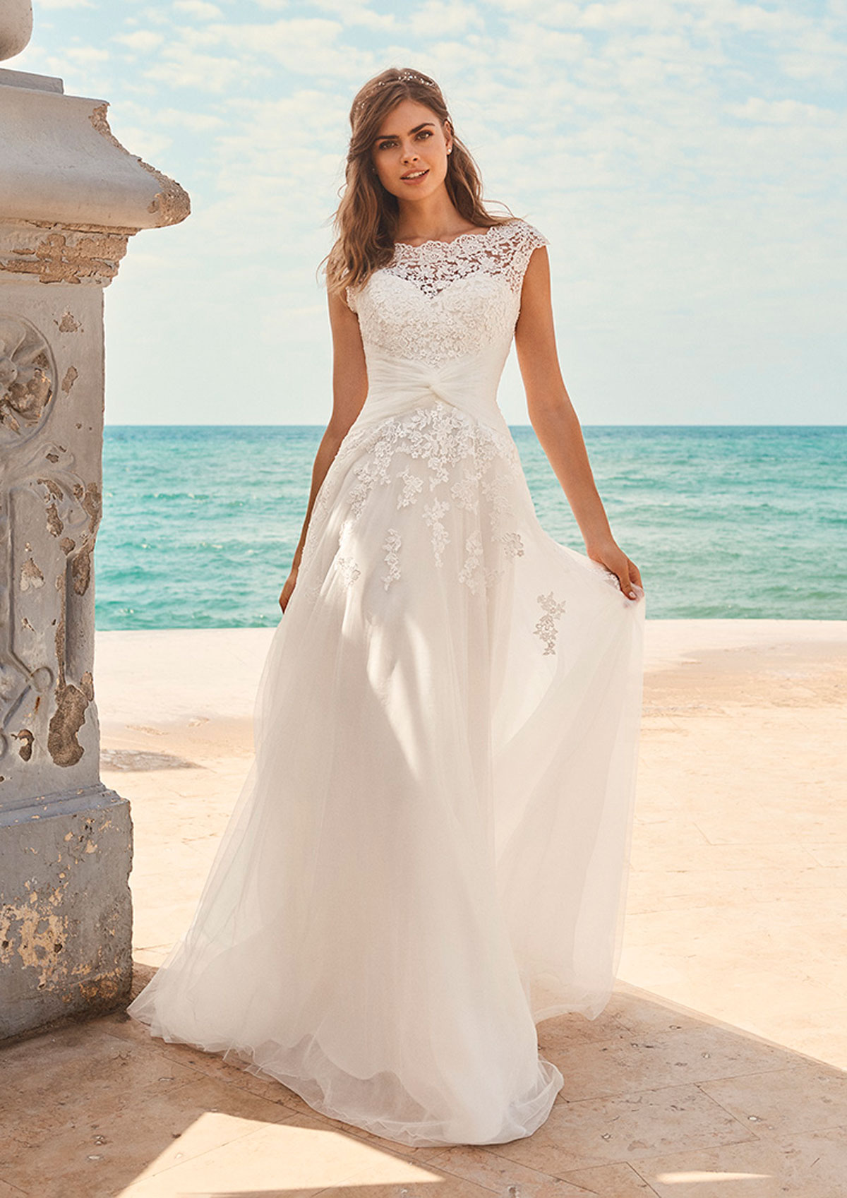  Produto: Daila, Categoria: Vestidos de Noiva, Ano: 2020, Marca White One