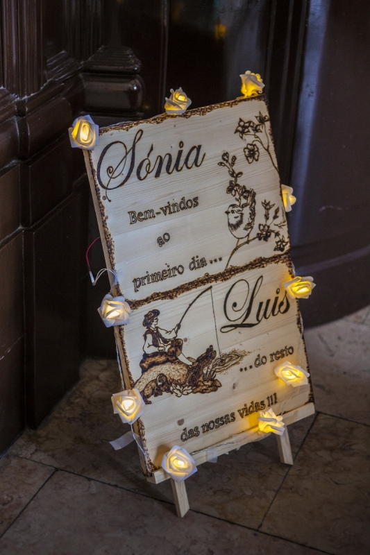 Imagem do casamento de Sónia e Luis