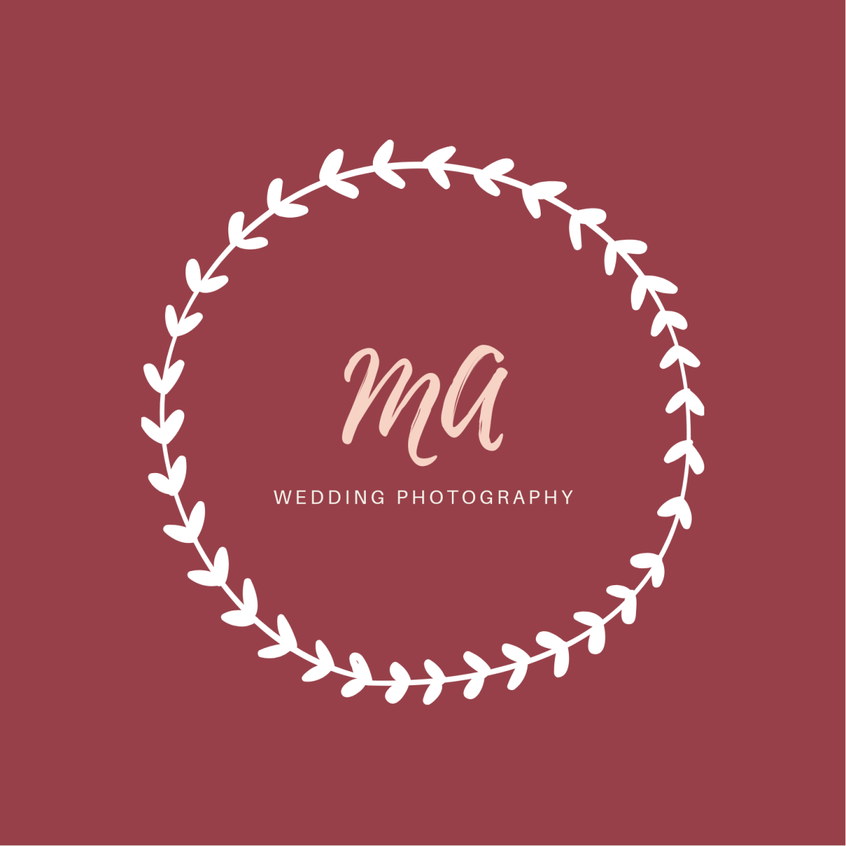 Loja: MA Wedding Photography - Logotipo