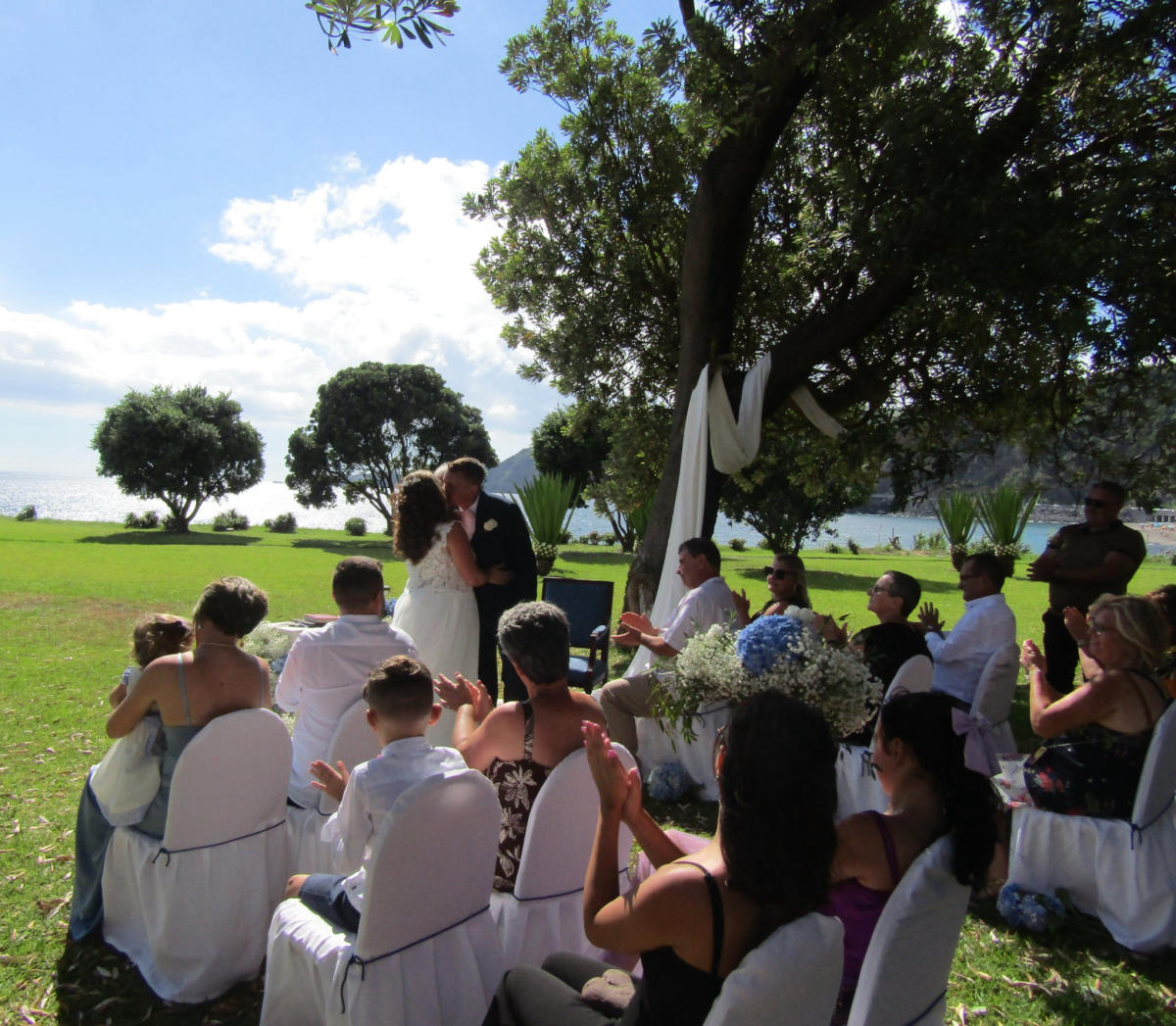 Imagem do casamento de Lucrecia e David