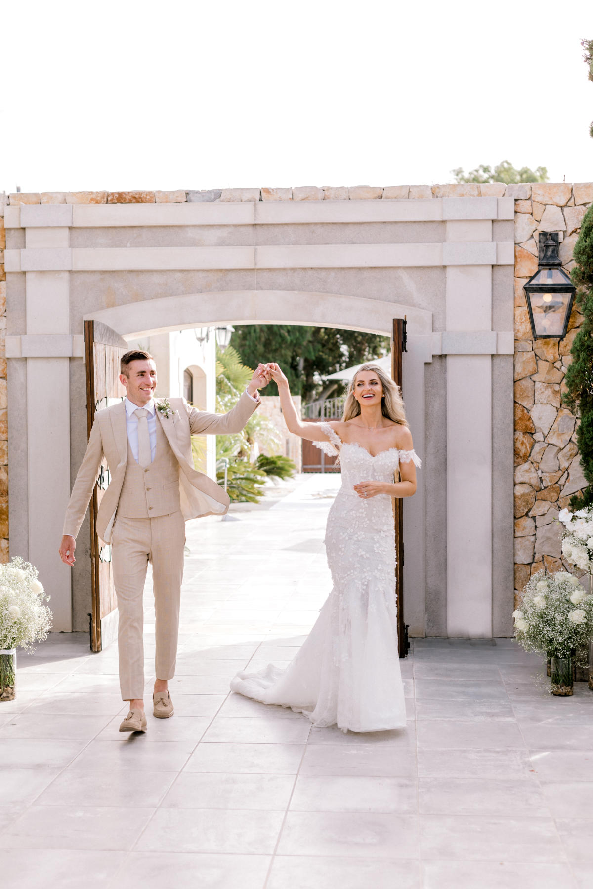 Imagem do casamento de Charlotte  e Matt