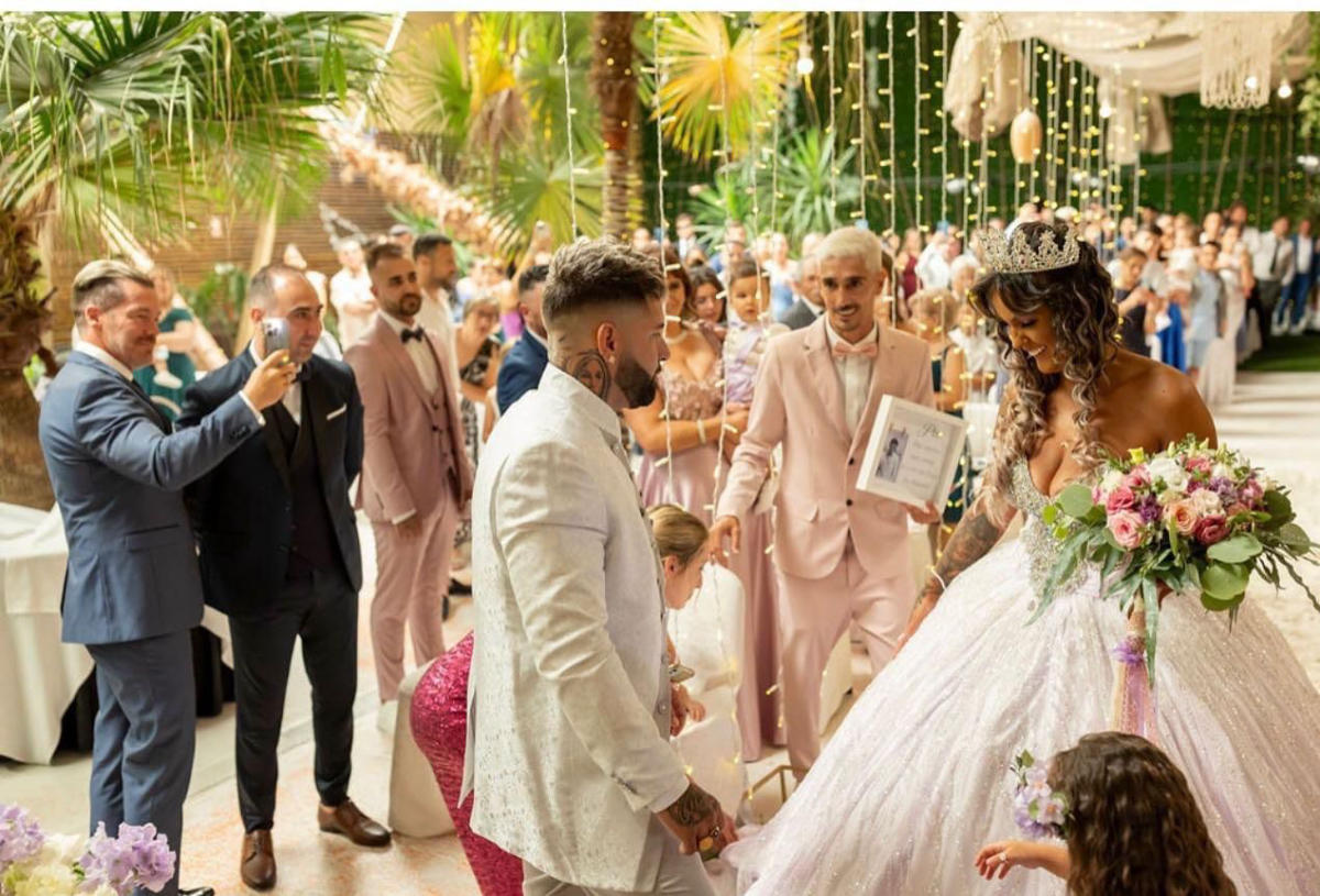 Imagem do casamento de Sara e Rola