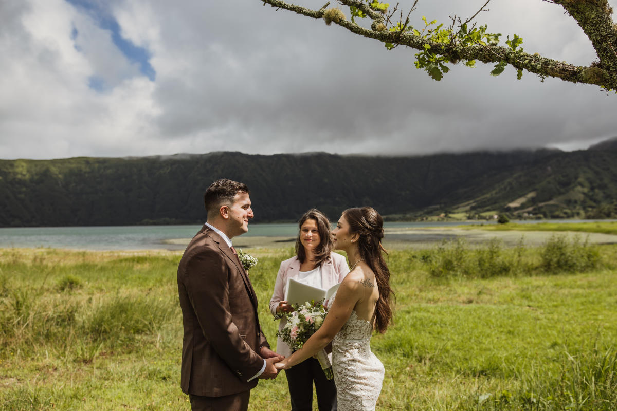 Imagem do casamento de Rebecca e Justin