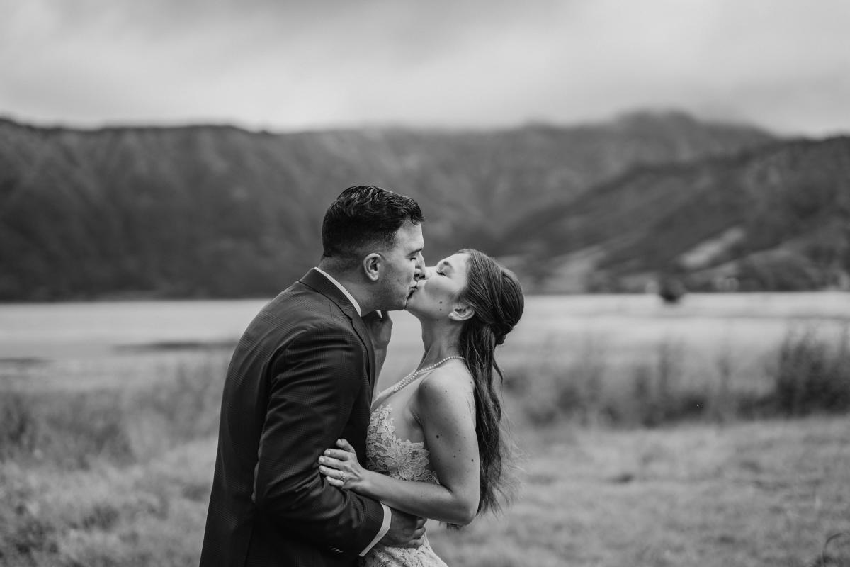 Imagem do casamento de Rebecca e Justin