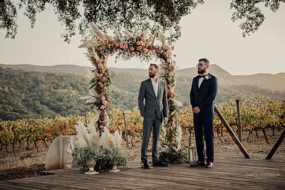 Imagem do casamento de Camila e Michael