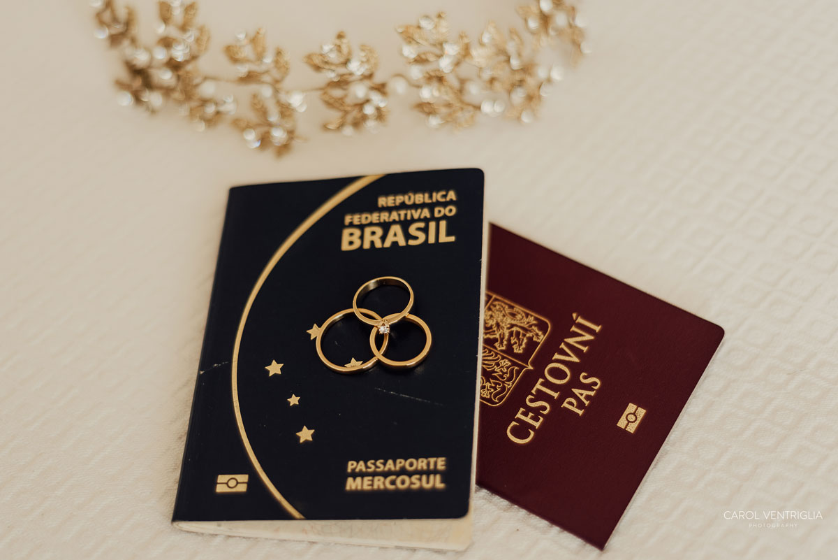 Imagem do casamento de Camila e Michael