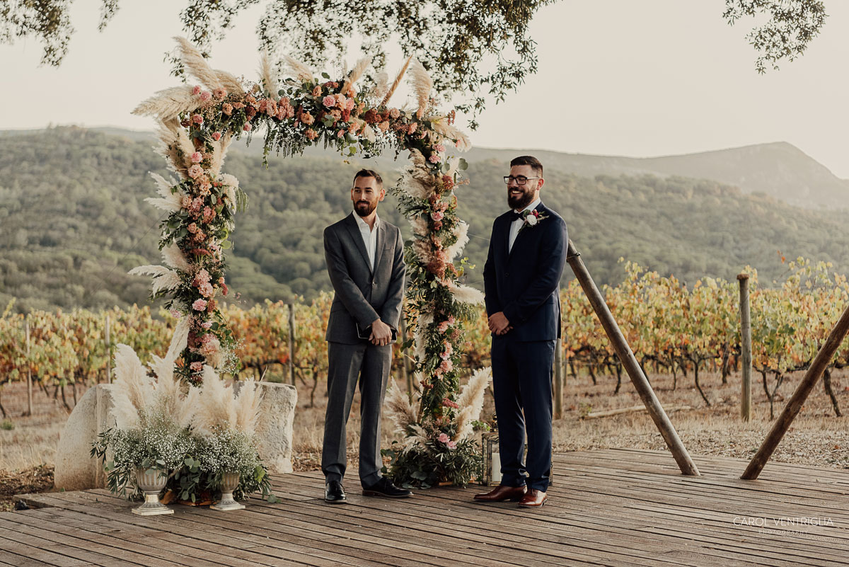 Imagem do casamento de Camila e Michael