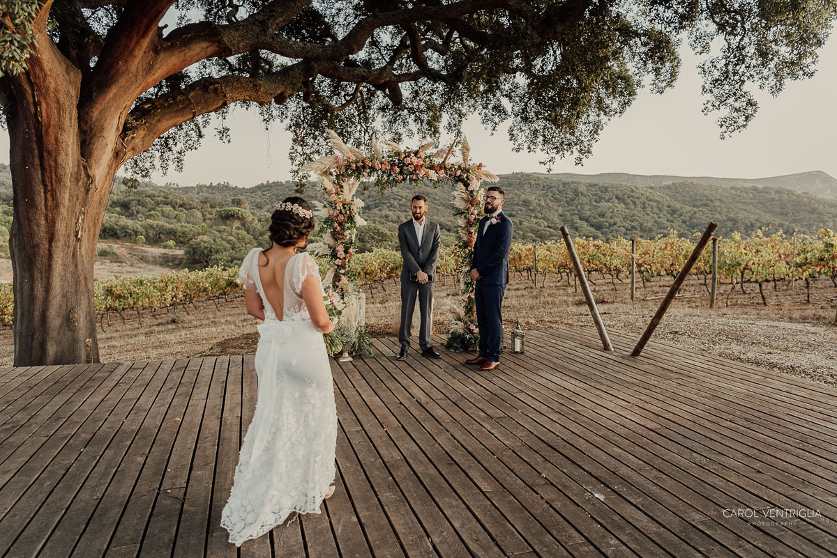 Imagem do casamento de Camila e Michael