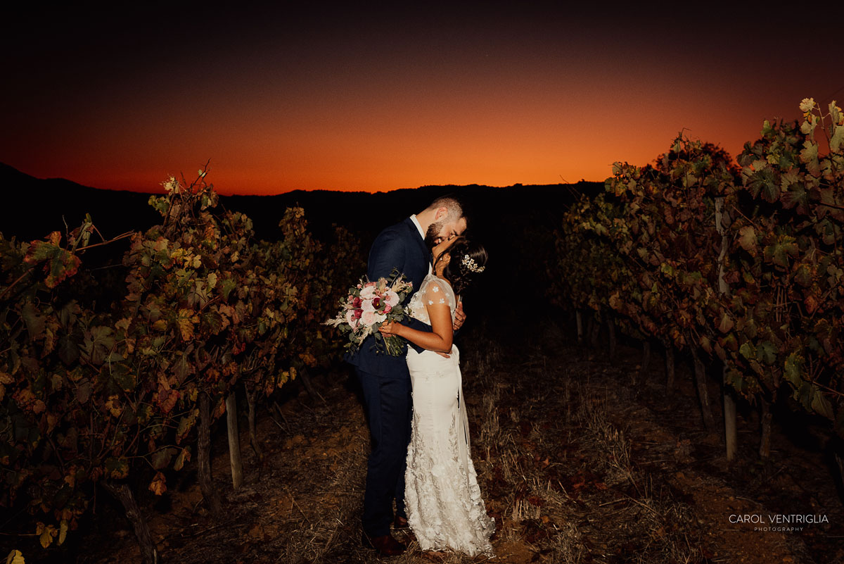 Imagem do casamento de Camila e Michael