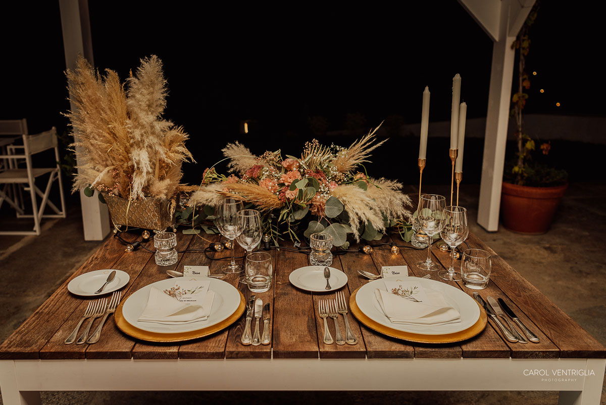 Imagem do casamento de Camila e Michael