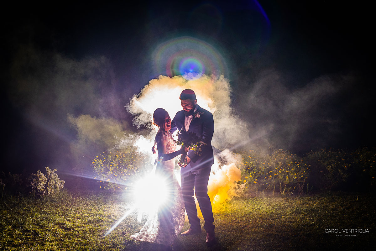 Imagem do casamento de Camila e Michael