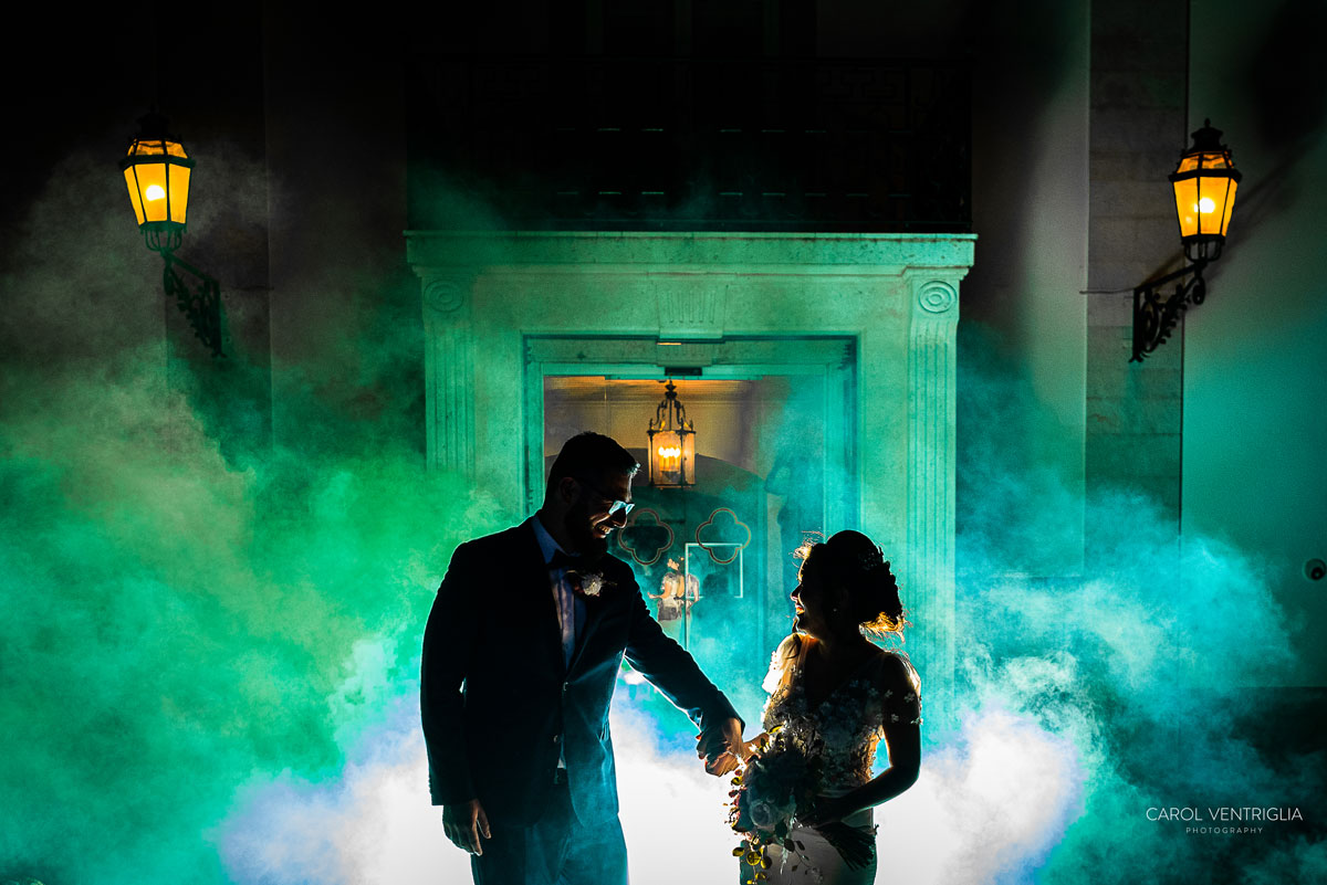 Imagem do casamento de Camila e Michael