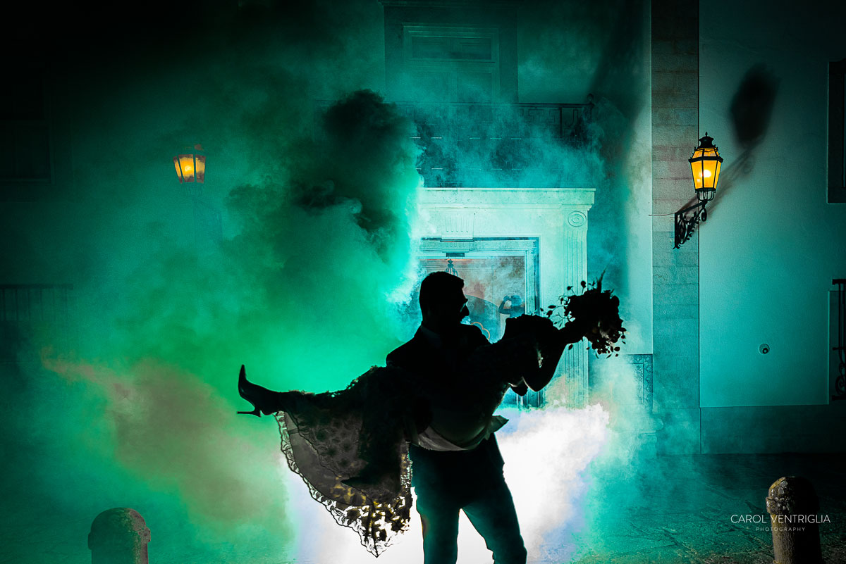 Imagem do casamento de Camila e Michael