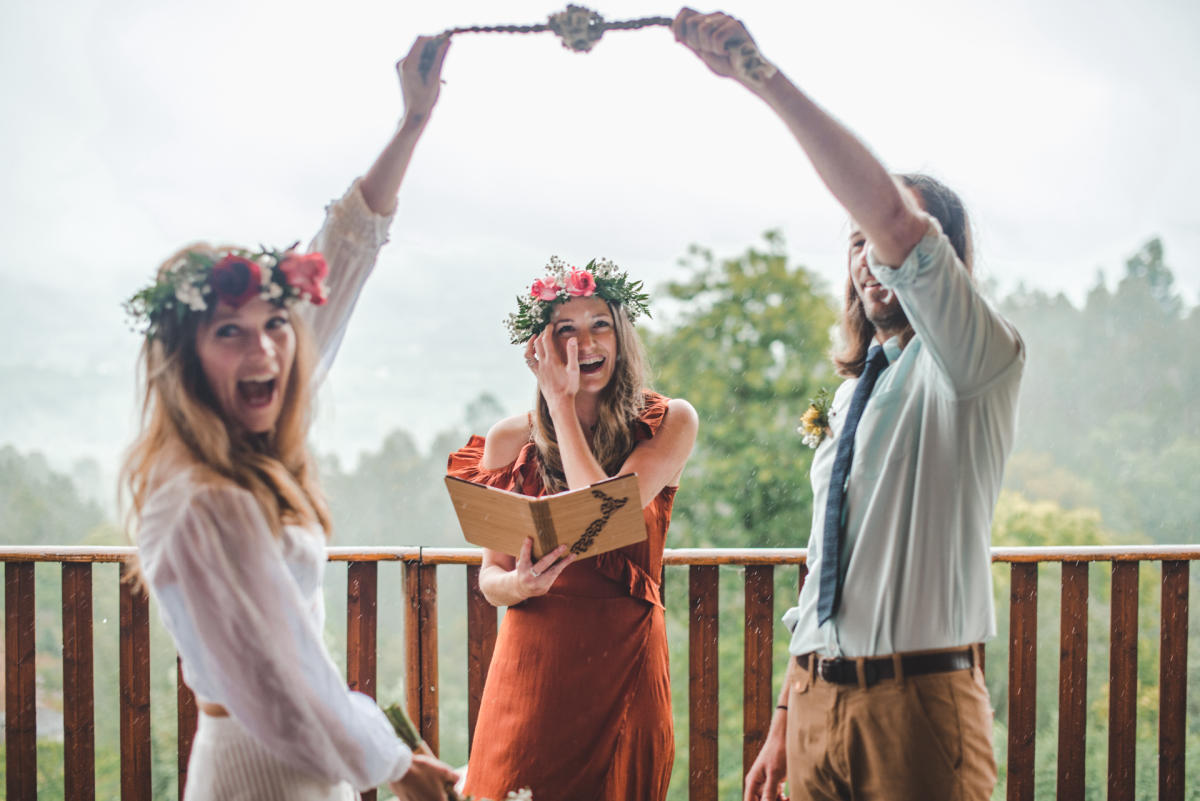 Imagem do casamento de Devon e Robert