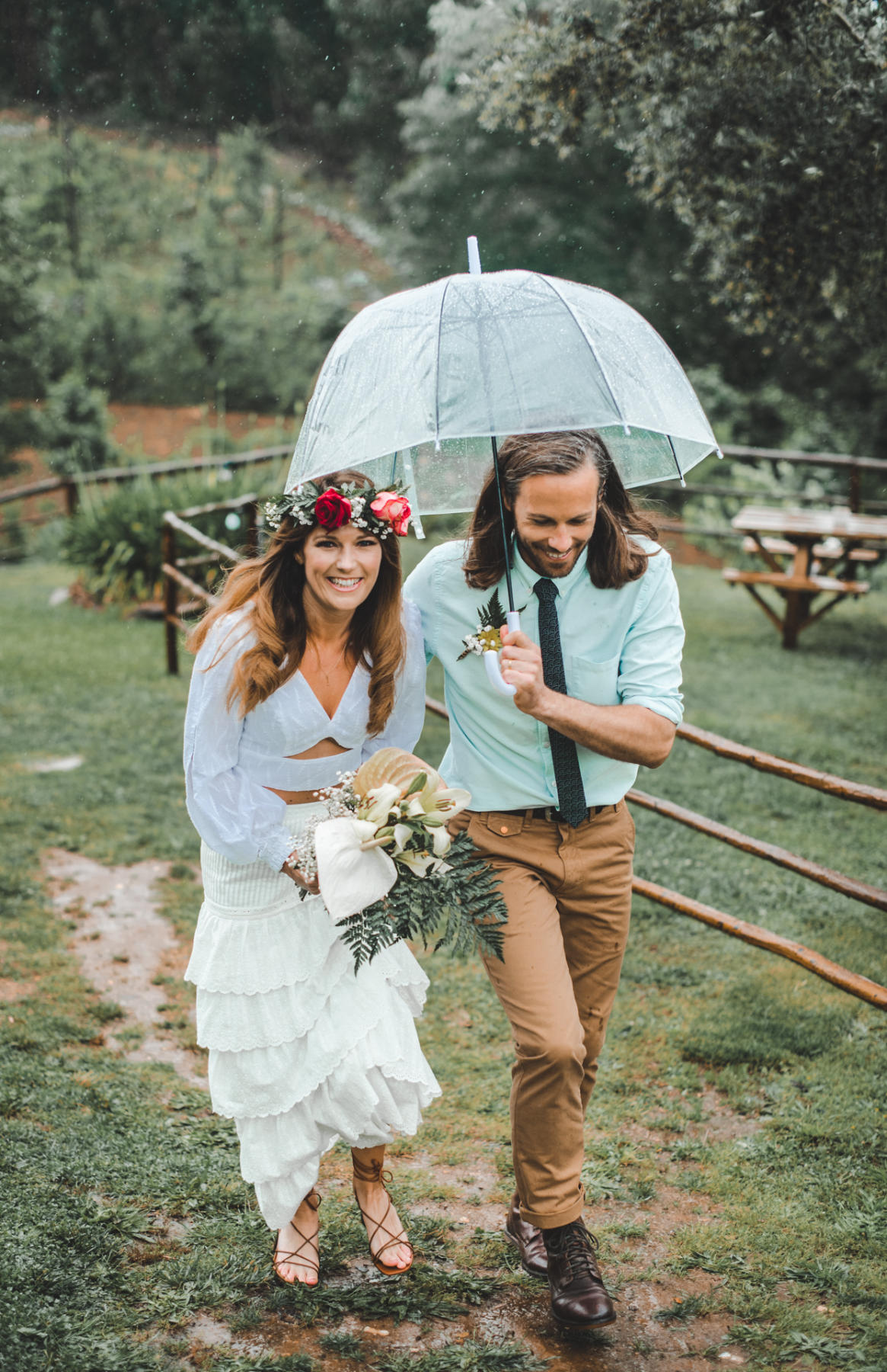 Imagem do casamento de Devon e Robert