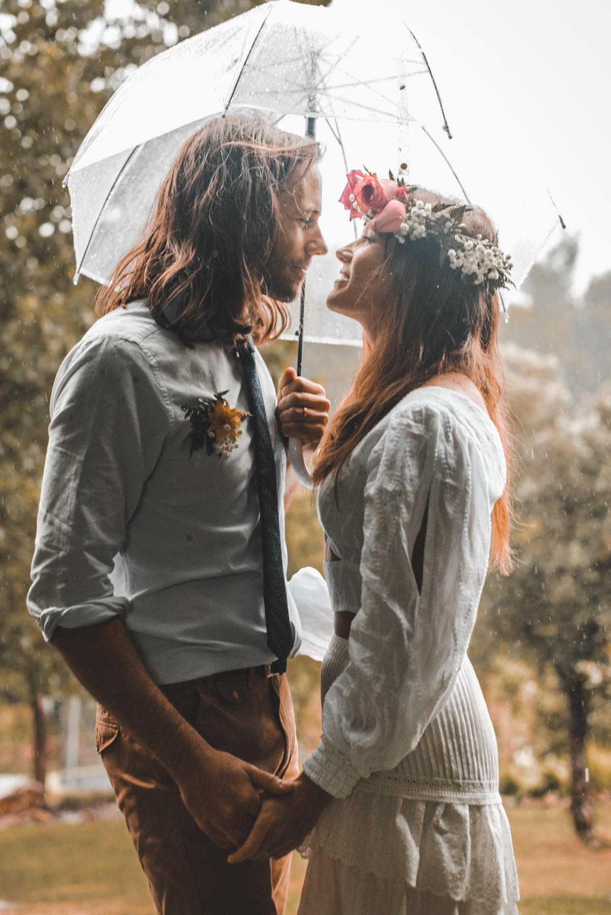 Imagem do casamento de Devon e Robert