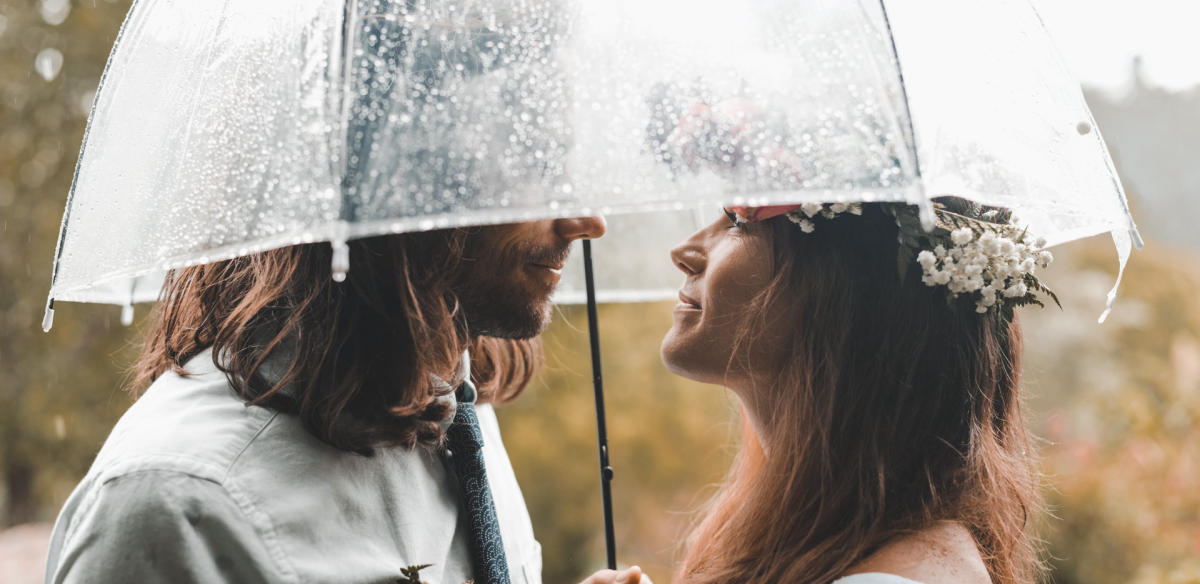 Imagem do casamento de Devon e Robert