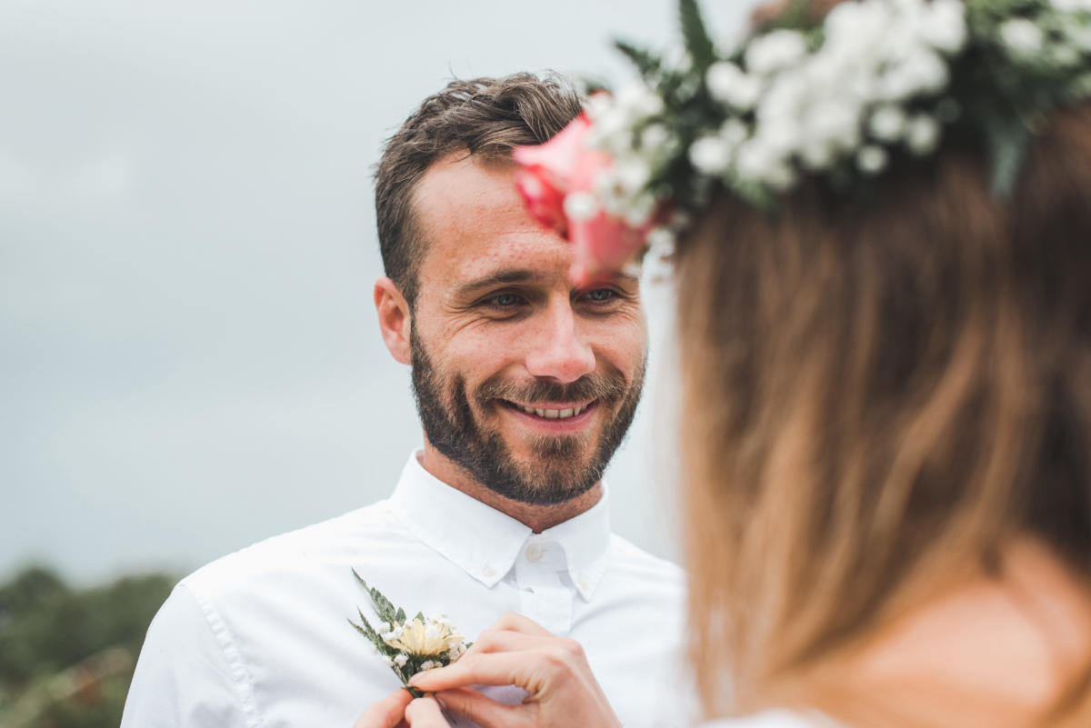 Imagem do casamento de Devon e Robert