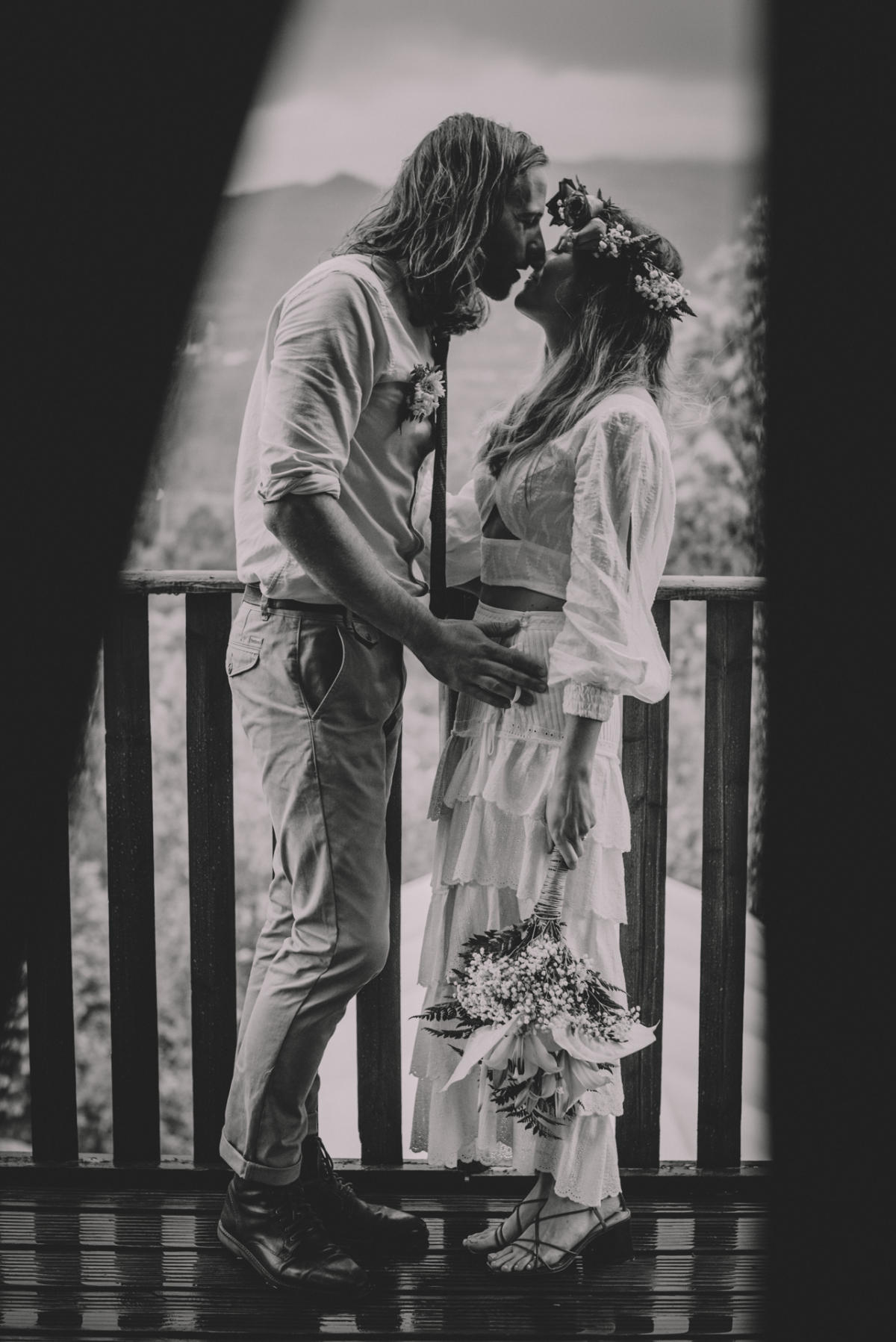 Imagem do casamento de Devon e Robert