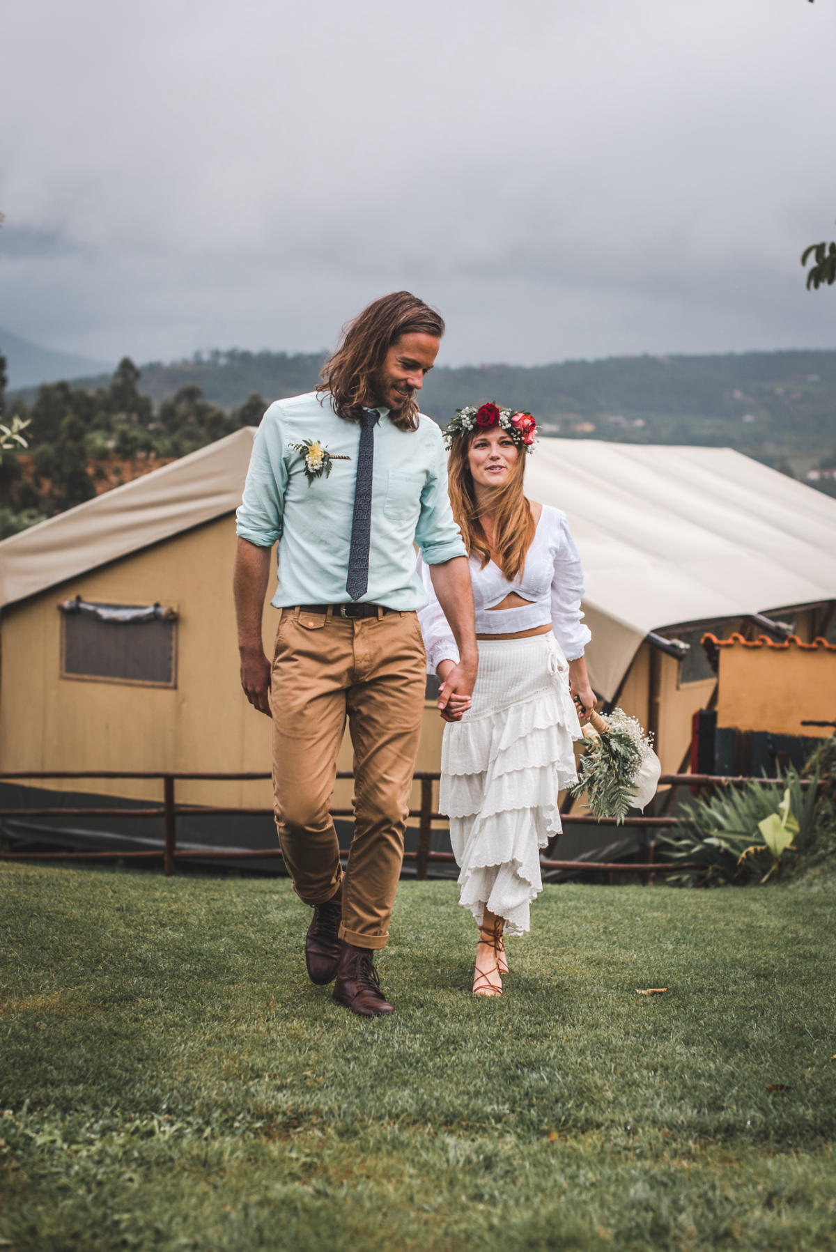 Imagem do casamento de Devon e Robert