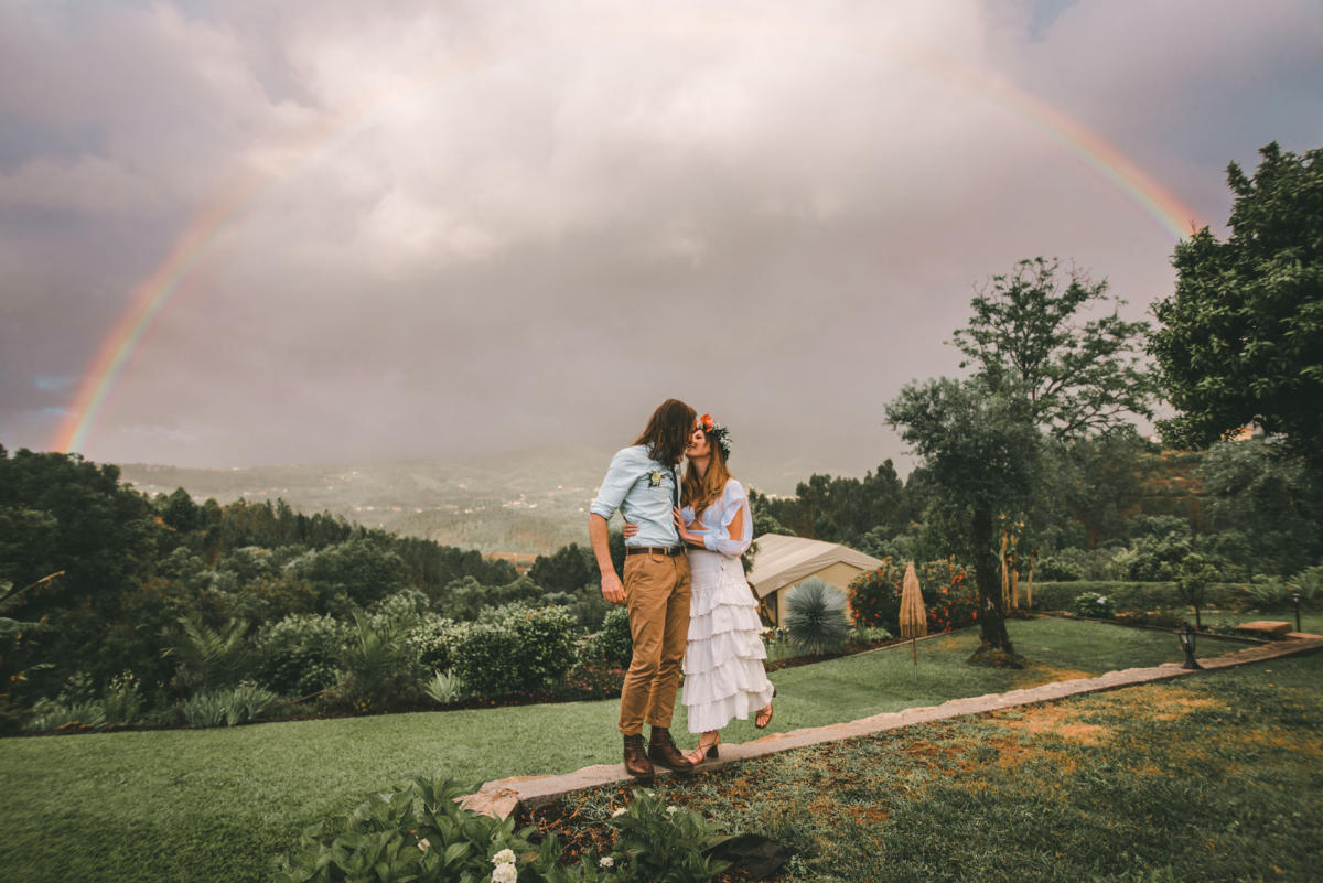 Imagem do casamento de Devon e Robert