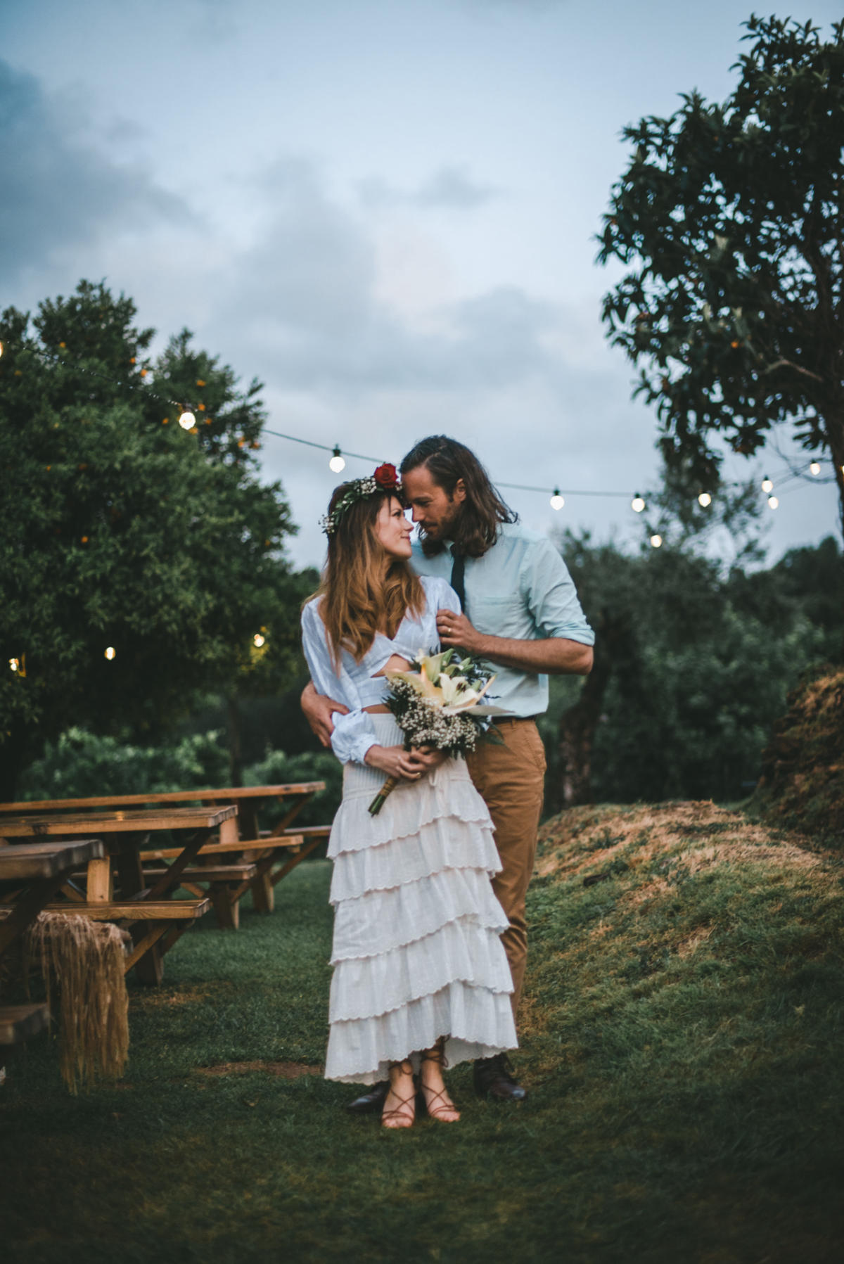 Imagem do casamento de Devon e Robert