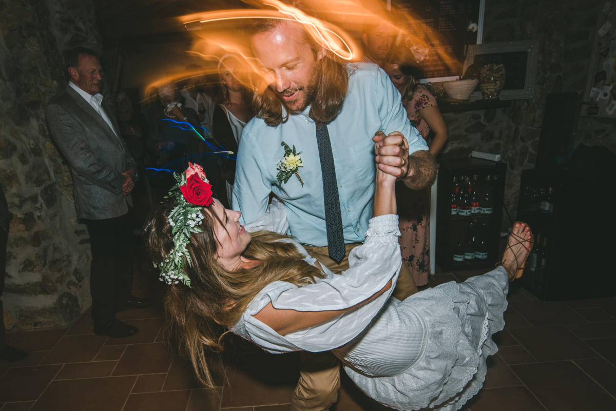 Imagem do casamento de Devon e Robert