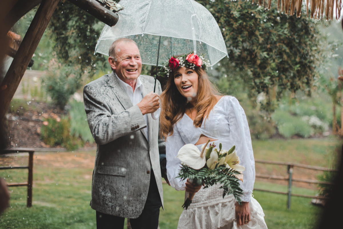 Imagem do casamento de Devon e Robert