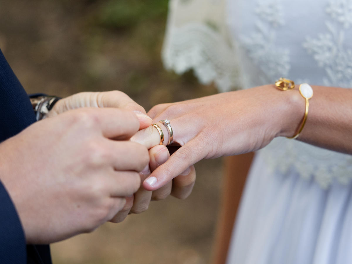 Imagem do casamento de Catrin e Joaquim