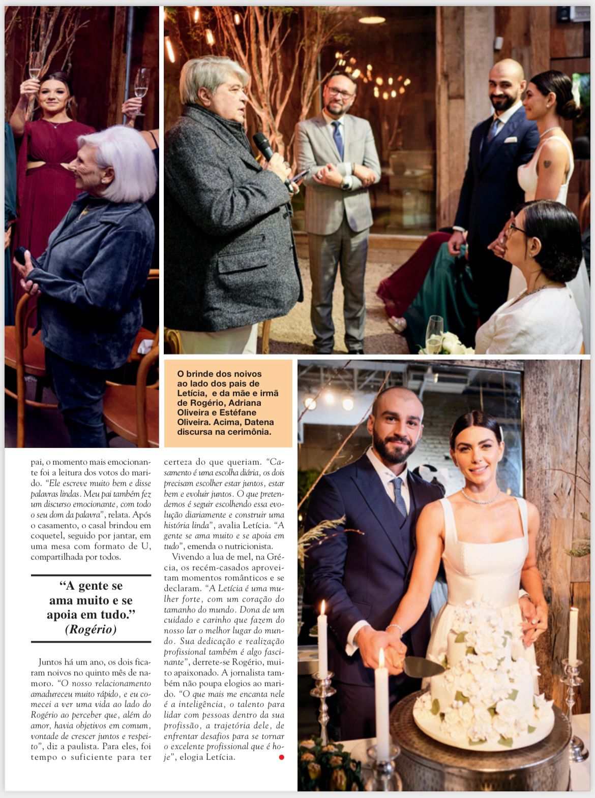 Imagem do casamento de Leticia e Rogério