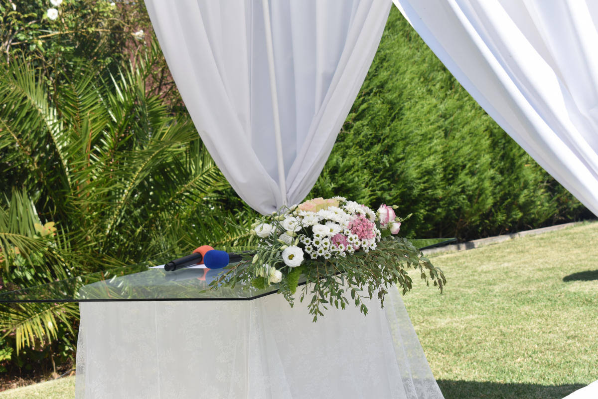 Imagem do casamento de Elsa e Tino