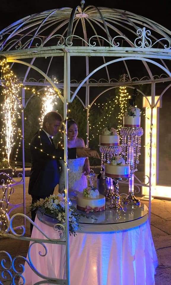 Imagem do casamento de Elsa e Tino