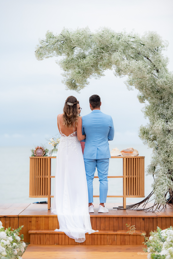 Imagem do casamento de Beatriz e Higor